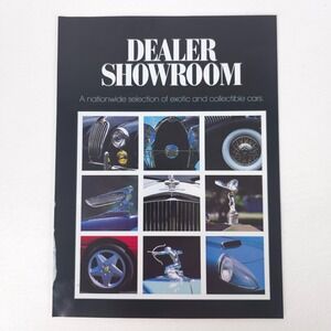 VTG Dealer Showroom Advertising Print Ad Garage Wall Art Exotic Car Collage Hot